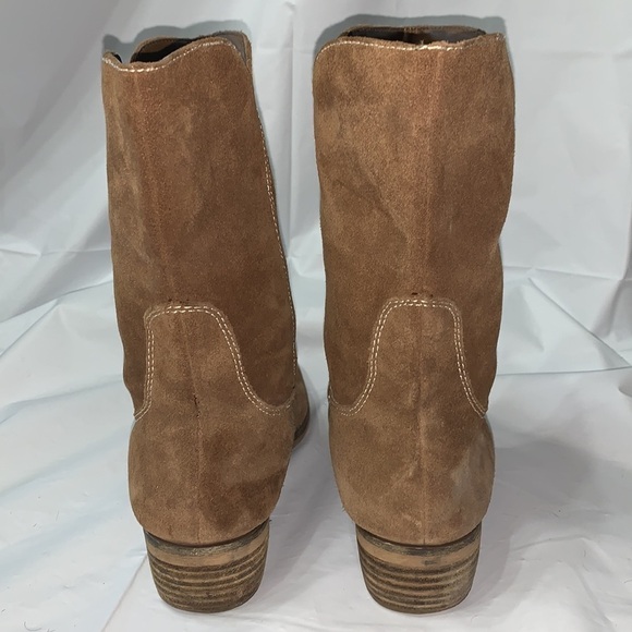 AMERICAN Eagle Tan Leather Heeled Boot Size 8.5 1671-249 - Picture 10 of 13